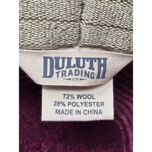 DULUTH TRADING CO MAUVE MAROON OMBRE STRIPE WOOL BLEND BUCKET HAT WOMEN M COZY - Picture 9 of 12